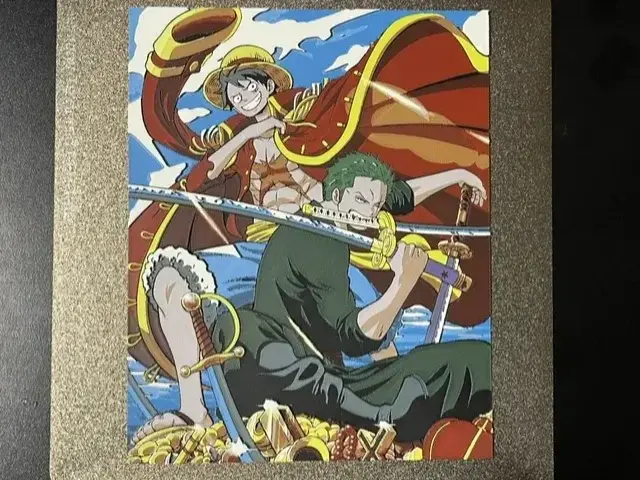 HueForge model: Luffy and Zoro One Piece Hueforge by FantasyZ