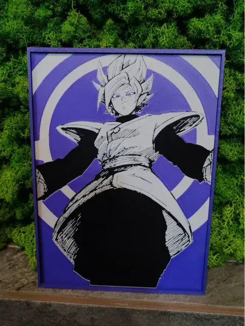 HueForge model: Fused Zamasu (Custom Colour) by Garuda3D